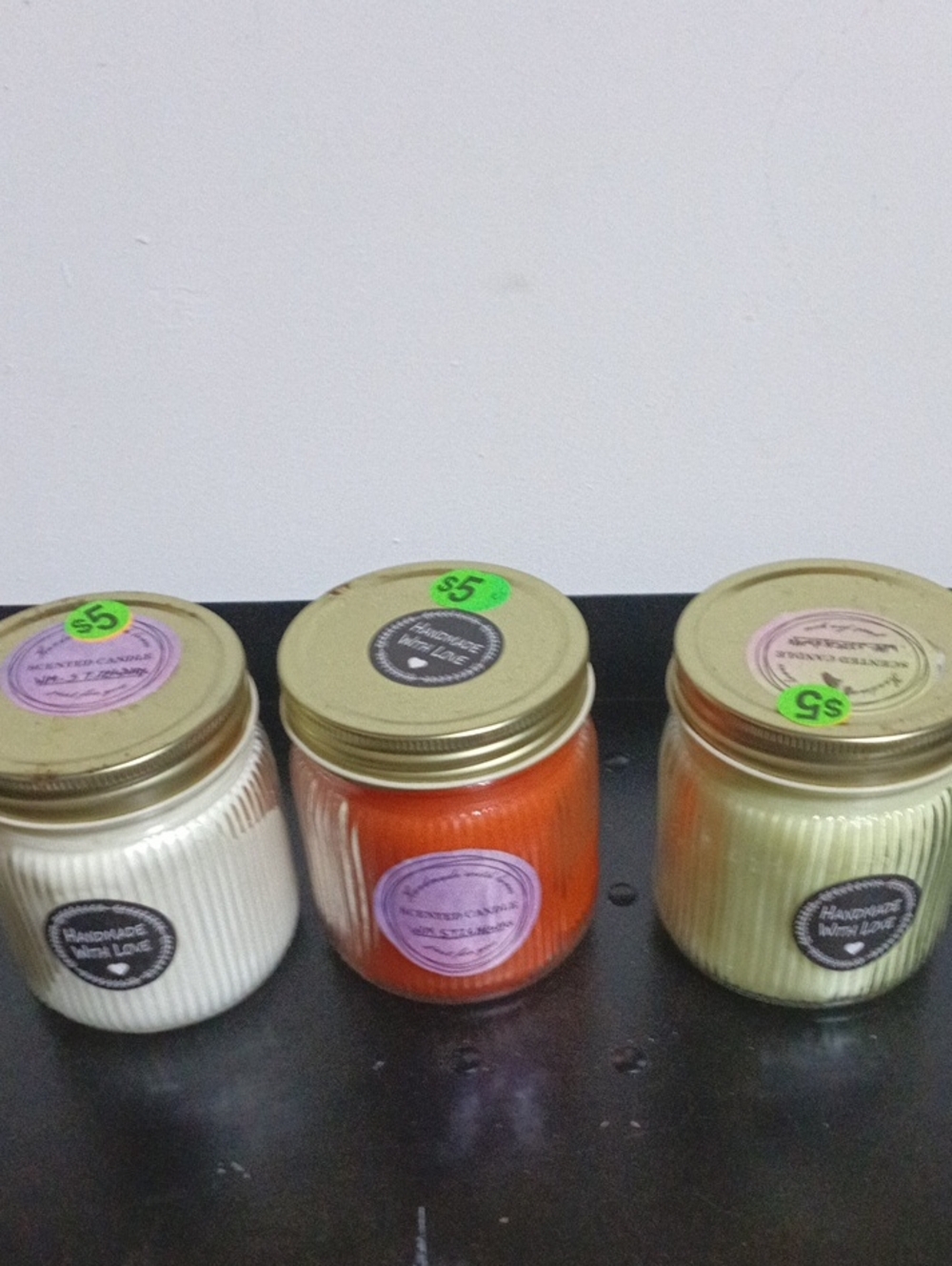 Handmade Body & Bath Moisturizer Candle Jar - Orange
